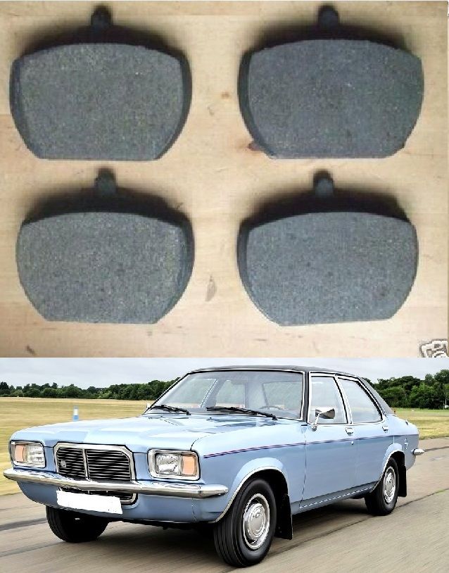 FRONT BRAKE PADS SET (Vauxhall Victor FE, Ventora FE, VX4/90 FE, VX1800 FE & VX2300 FE) (1972- 78)   
